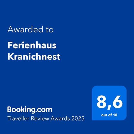 Ferienhaus Kranichnest Barth Esterno foto